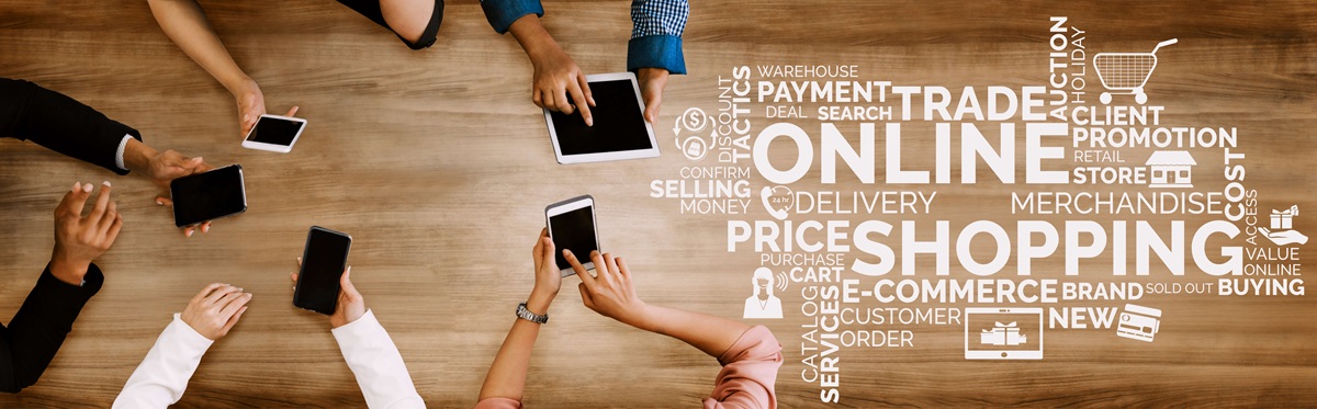 ECサイトのスマートフォン対応イメージ