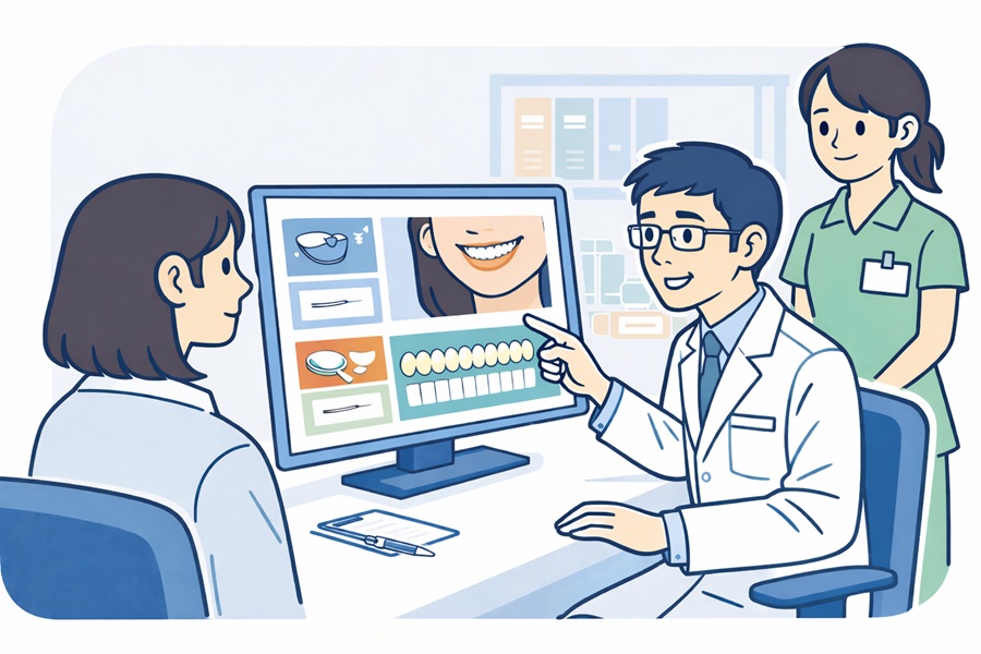 ホワイトニングのカウンセリング