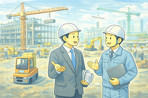 建設・設備工事向けWebシステムのイメージ