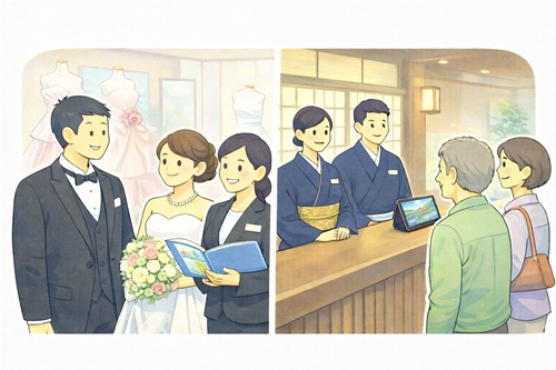 ホテル・旅館向けWebシステムのイメージ