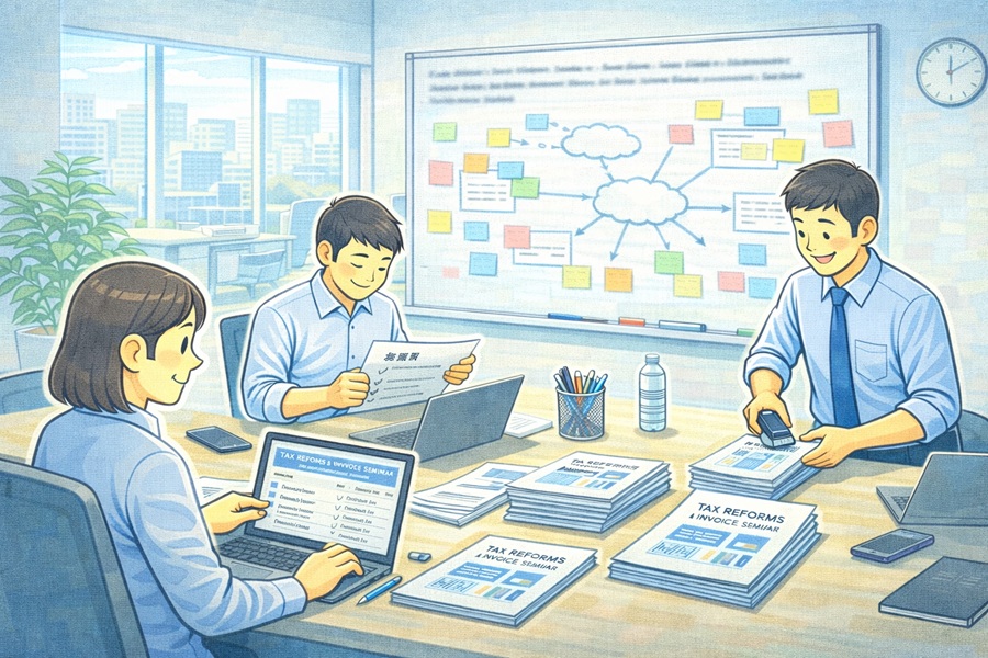 税制改革セミナーの準備
