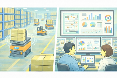 物流・倉庫・インフラ向けWebシステムのイメージ