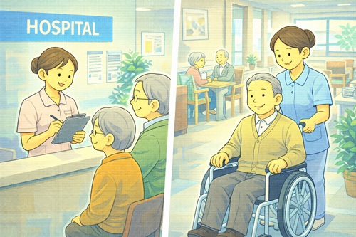 医療・介護向けWebシステムのイメージ