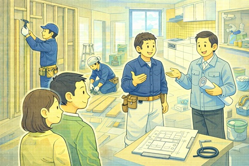 リフォーム・工務店向けWebシステムのイメージ