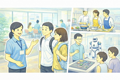 学校・教育機関向けWebシステムのイメージ